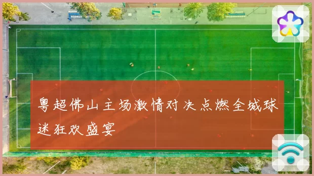 粤超佛山主场激情对决点燃全城球迷狂欢盛宴